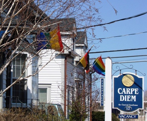 Maison d’hôte gay à Provincetown, Ma (États-Unis). © 2008 Stéphane Leroy.