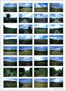 Figure 2 : Extrait des photographies utilisées pour l’étude. L’Aubrac : un paysage homogène aux variations multiples. Sources : M. Grieselin (1999-2005).